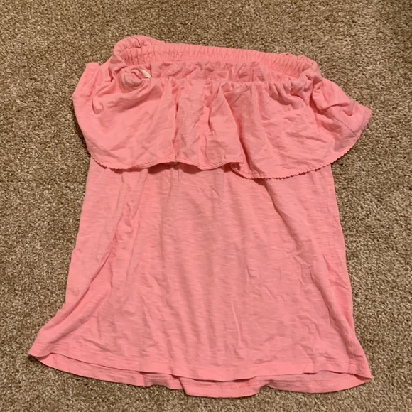 Lily Pulitzer pink strapless top size small - Picture 3 of 4